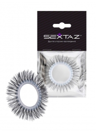 Круглое эрекционное кольцо с длинными «ресничками» - Sextaz - в Челябинске купить с доставкой