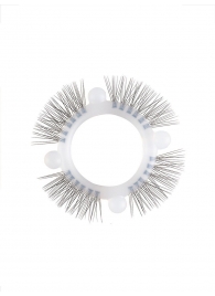 Эластичное кольцо с «ресничками» и 4 шариками - Sextaz - в Челябинске купить с доставкой