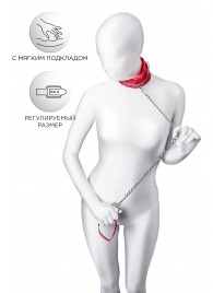 Красный ошейник с подкладкой из меха - ToyFa - купить с доставкой в Челябинске