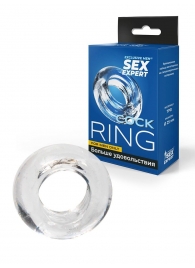 Прозрачное эрекционное кольцо-бублик - Sex Expert - в Челябинске купить с доставкой