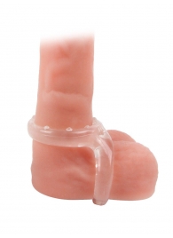 Прозрачное двойное эрекционное кольцо - Sex Expert - в Челябинске купить с доставкой