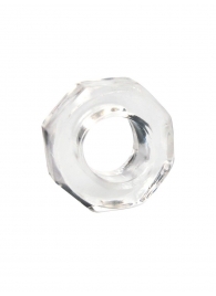 Прозрачное эрекционное кольцо в форме гайки - Sex Expert - в Челябинске купить с доставкой