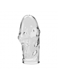 Прозрачная насадка на пенис Booker - 8 см. - Baile - в Челябинске купить с доставкой