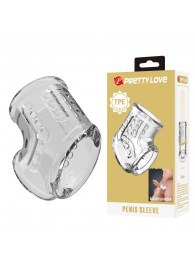 Прозрачная насадка на пенис и мошонку - Baile - в Челябинске купить с доставкой