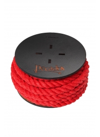 Красная веревка для шибари на катушке - 5 м. - Pecado - купить с доставкой в Челябинске