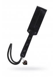 Черный кожаный пэддл - 32 см. - Pecado - купить с доставкой в Челябинске