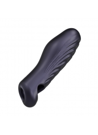 Сливовая силиконовая насадка на пенис с подхватом Manwan Ryzer - Manwan - в Челябинске купить с доставкой