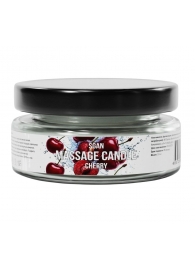 Массажная свеча «Спелая вишня» - 50 мл. - SGAN - купить с доставкой в Челябинске