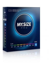 Презервативы MY.SIZE размер 72 - 3 шт. - My.Size - купить с доставкой в Челябинске