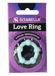 Цветное эрекционное кольцо Love Ring с бусинами - Sitabella - в Челябинске купить с доставкой