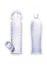 Набор из 2 прозрачных насадок на член Seductive Tickler Sleeves - NMC - в Челябинске купить с доставкой