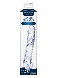 Прозрачная насадка-удлинитель Length Enhancer с подхватом - 22,3 см. - NMC - в Челябинске купить с доставкой