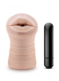 Телесный мастурбатор-ротик Nicole Vibrating Masturbator - Blush Novelties - в Челябинске купить с доставкой