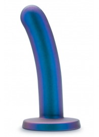 Синяя насадка с гладкой поверхностью Surrender 5.75 Inch Intermediate Pegging Dildo - 14,6 см. - Blush Novelties - купить с доставкой в Челябинске