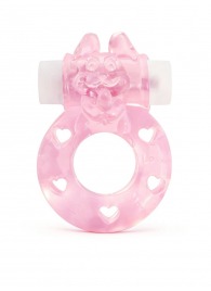 Розовое эрекционное виброкольцо в форме зайчика - 1137 - в Челябинске купить с доставкой