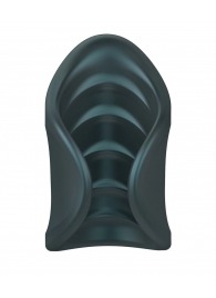 Серый сквозной мастурбатор с вибрацией Manwan Starter - Manwan - в Челябинске купить с доставкой