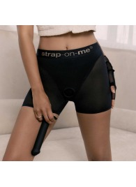 Трусики-шорты для фиксации насадок Strap-on-me Harness Lingerie Halo - size XL - Strap-on-me - купить с доставкой в Челябинске