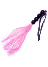 Розовая силиконовая плеть - 35,5 см. - Boys of Toys - купить с доставкой в Челябинске