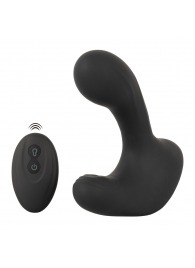 Черная анальная вибропробка с функцией расширения RC Butt Plug with 3 functions - Orion - в Челябинске купить с доставкой