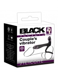 Черная насадка на член с вибрацией Couple’s Vibrator - Orion - в Челябинске купить с доставкой