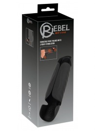 Черный вибромастурбатор с трехточечной стимуляцией Penis Trainer with 3 Point Stimulation - Orion - в Челябинске купить с доставкой