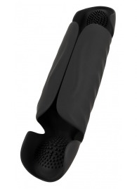 Черный вибромастурбатор с трехточечной стимуляцией Penis Trainer with 3 Point Stimulation - Orion - в Челябинске купить с доставкой