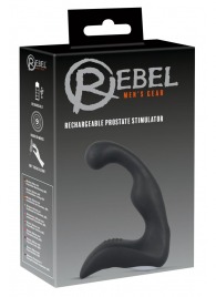 Черный перезаряжаемый стимулятор простаты с вибрацией - 14,6 см. - Orion - в Челябинске купить с доставкой