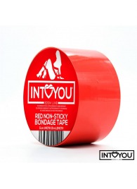 Красный скотч для фиксации Non-Sticky Bondage Tape - 15 м. - Intoyou - купить с доставкой в Челябинске