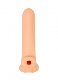 Телесный фаллоудлинитель Titan - 16,5 см. - Lola Games - в Челябинске купить с доставкой