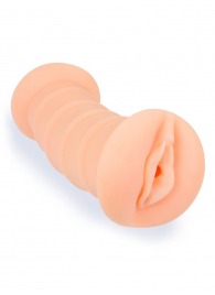 Телесный двусторонний мастурбатор с вибропулей и эрекционными кольцами в комплекте - Sexy Girl - в Челябинске купить с доставкой