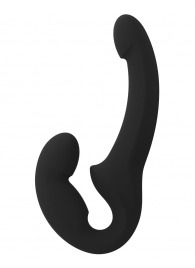 Черный безремневой страпон Share Lite - Fun Factory - купить с доставкой в Челябинске