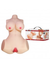 Мастурбатор-торс Aveline с 2 любовными тоннелями - Baile - в Челябинске купить с доставкой