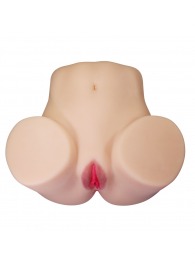 Телесный мастурбатор Julia с 2 любовными каналами - Baile - в Челябинске купить с доставкой