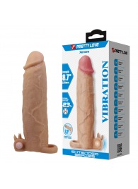 Телесная насадка на пенис Xerxes - 22 см. - Baile - в Челябинске купить с доставкой