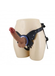 Поясной страпон Wells: трусики в форме бабочки и фаллоимитатор-насадка - Baile - купить с доставкой в Челябинске