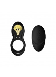 Черное эрекционное виброкольцо Bayek с пультом ДУ - Zalo - в Челябинске купить с доставкой