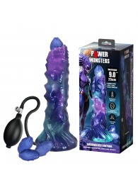 Фиолетовый яйцеродящий фаллоимитатор Duskwalker Sentinal на присоске - 22,4 см. - Baile - купить с доставкой в Челябинске