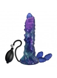 Фиолетовый яйцеродящий фаллоимитатор Duskwalker Sentinal на присоске - 22,4 см. - Baile - купить с доставкой в Челябинске