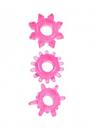 Комплект из трех розовых эрекционных колец - Erowoman-Eroman - в Челябинске купить с доставкой