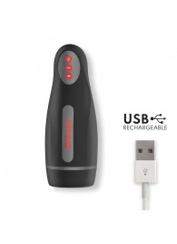 Черный автоматический мастурбатор с управлением через приложение - Oninder - в Челябинске купить с доставкой