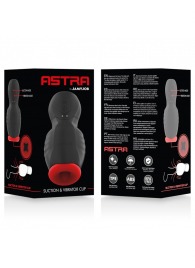 Черно-красный мастурбатор с вибрацией и всасыванием - JAMYJOB - в Челябинске купить с доставкой