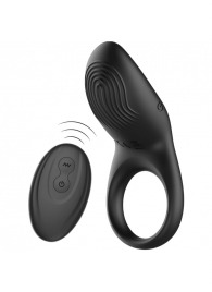 Черное эрекционное виброкольцо с пультом ДУ - Ibiza - в Челябинске купить с доставкой