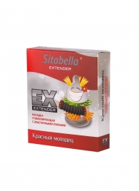 Стимулирующая насадка Sitabella Extender  Красный молодец - Sitabella - купить с доставкой в Челябинске