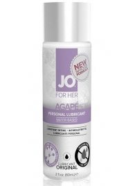 Лубрикант на водной основе для женщин JO AGAPE LUBRICANT ORIGINAL - 60 мл. - System JO - купить с доставкой в Челябинске