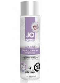 Женский лубрикант на водной основе JO AGAPE LUBRICANT ORIGINAL - 120 мл. - System JO - купить с доставкой в Челябинске