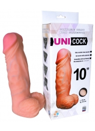Фаллическая насадка Харнесс UNICOCK 10  - 25 см. - LOVETOY (А-Полимер) - купить с доставкой в Челябинске