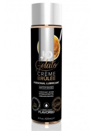 Лубрикант с ароматом крем-брюле JO GELATO CREME BRULEE - 120 мл. - System JO - купить с доставкой в Челябинске