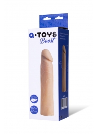 Реалистичная насадка с ярко выраженной головкой - 16,5 см. - A-toys - в Челябинске купить с доставкой