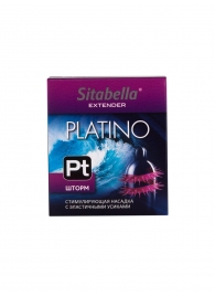 Стимулирующая насадка со спиралью из усиков Platino  Шторм - Sitabella - купить с доставкой в Челябинске