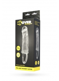 Прозрачная насадка с петлёй для фиксации - 14 см. - ToyFa - в Челябинске купить с доставкой